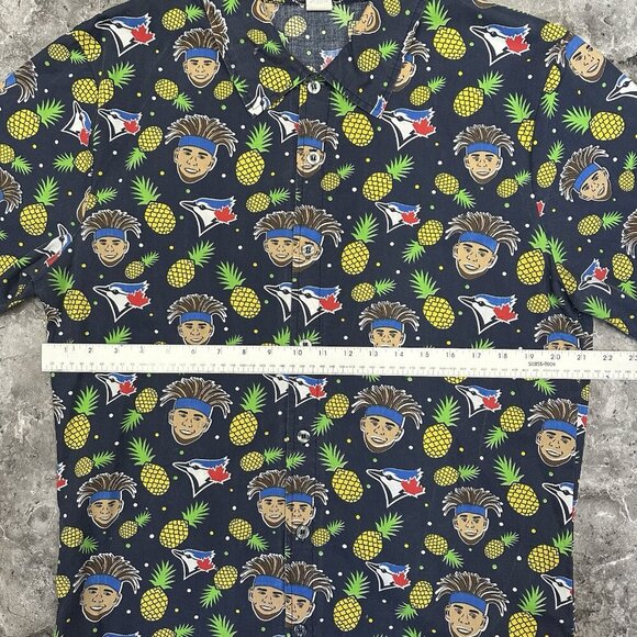 Toronto Blue Jays Hawaiian Shirt XL Pineapple Lourdes Gurriel Jr SGA - Picture 4 of 5
